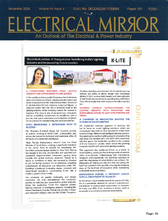 Electrical Mirror - November - 2025