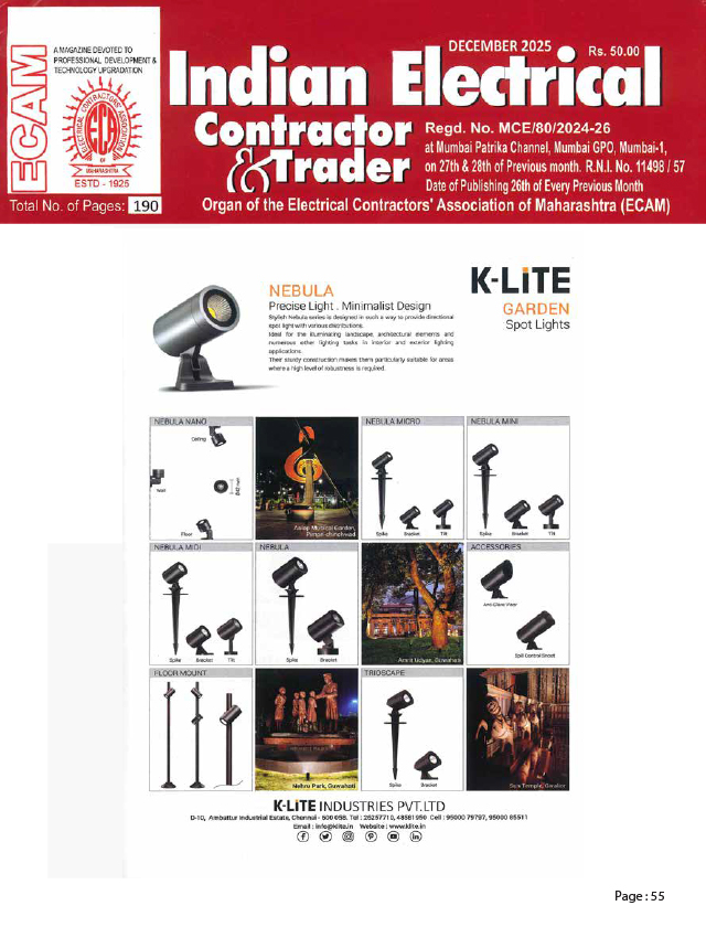 Indian Electrical Contractor & Trader - November - 2025